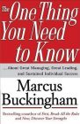 "The one thing you need to know" by Marcus Buckingham